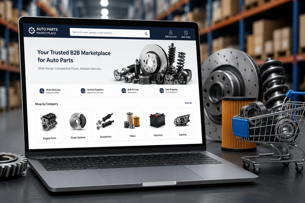 Building an Online Marketplace for Auto Parts with B2B eCommerce Software