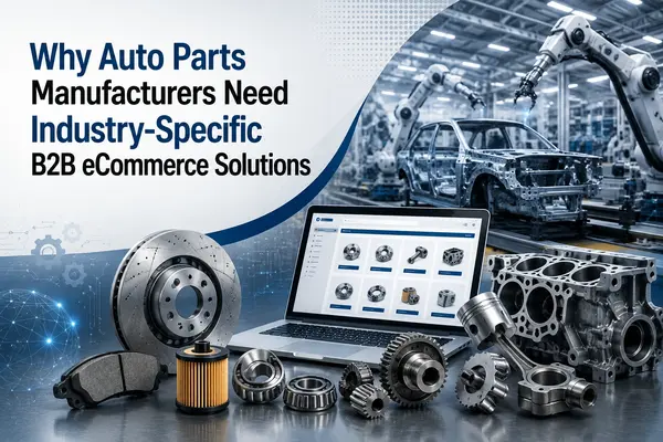 Why Auto Parts Manufacturers Need Industry-Specific B2B eCommerce Solutions