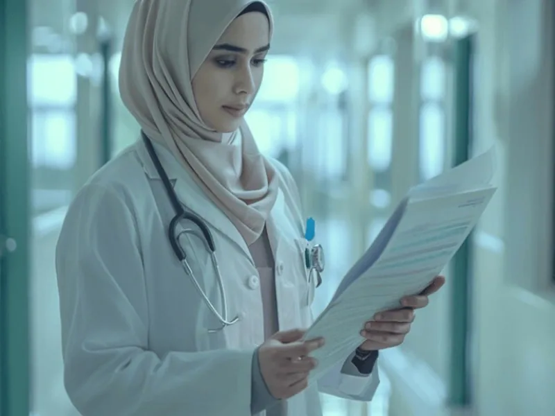 Healthcare mobile app preview