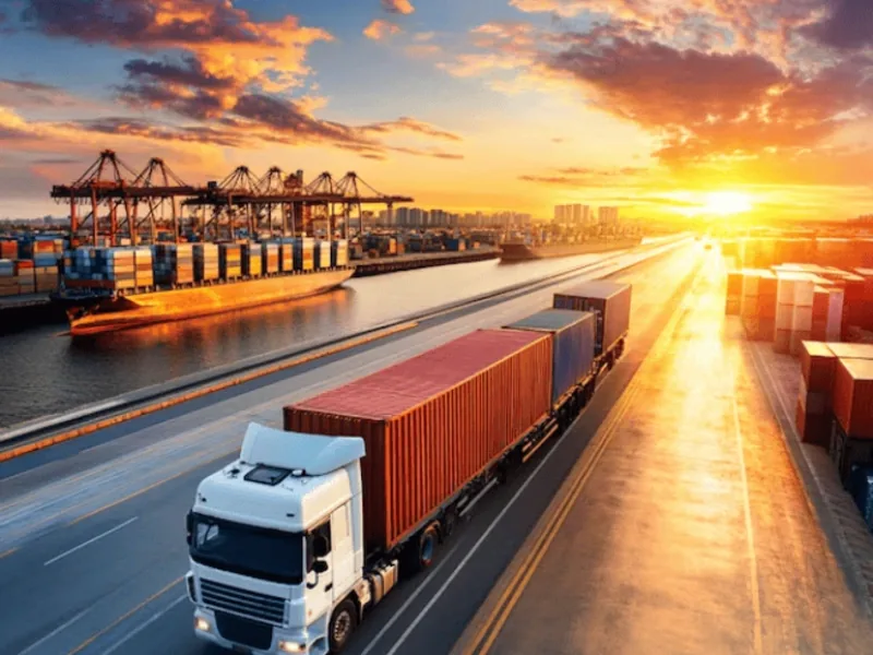 Logistics mobile app preview