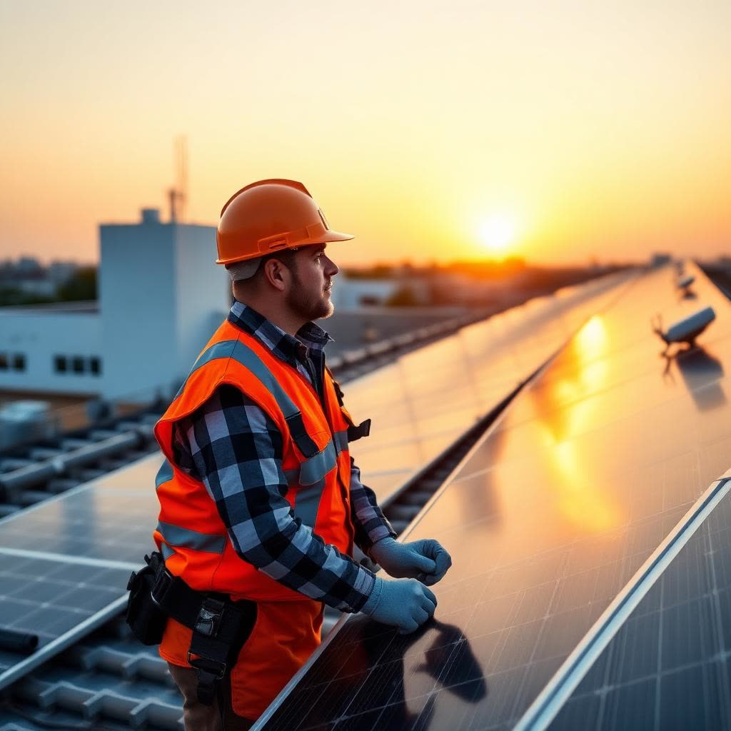 Technician on site
