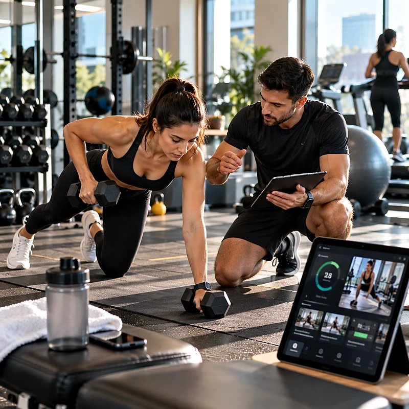 Fitness & Wellness mobile app preview