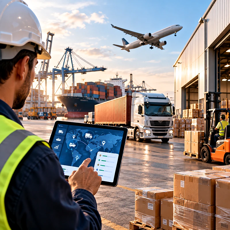 Logistics and Transportation mobile app preview
