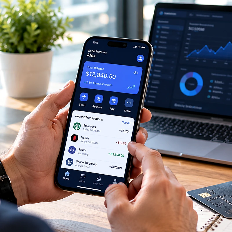 FinTech App mobile app preview