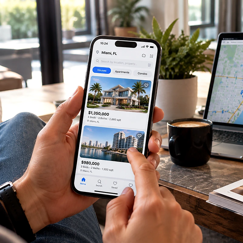 Real Estate App mobile app preview