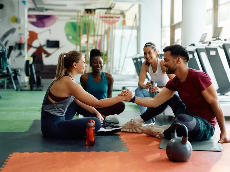 Fitness & Wellness mobile app preview