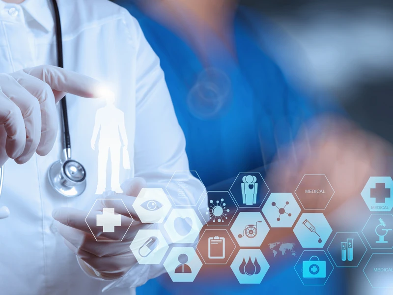 Healthcare mobile app preview