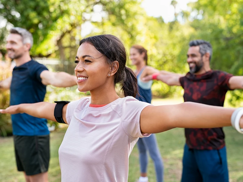 Fitness & Wellness mobile app preview