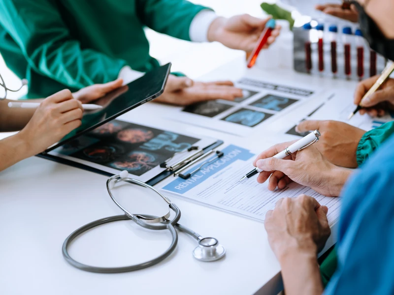 Healthcare mobile app preview