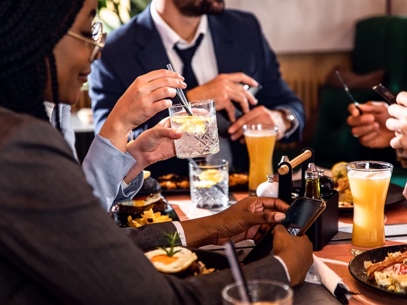 Food & Beverages mobile app preview
