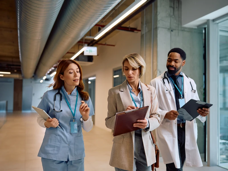 Healthcare mobile app preview