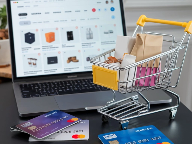 E-commerce mobile app preview