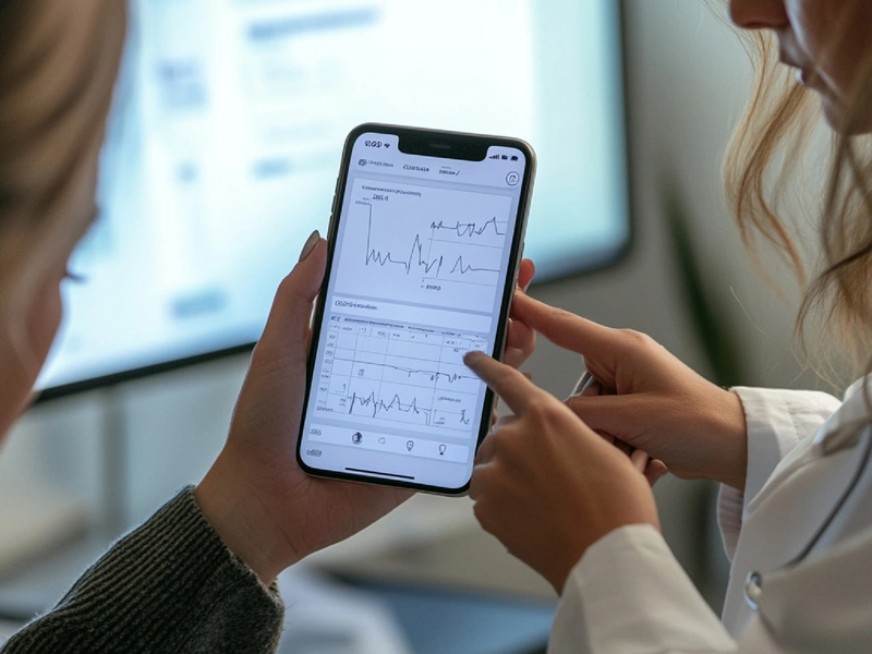 Healthcare mobile app preview