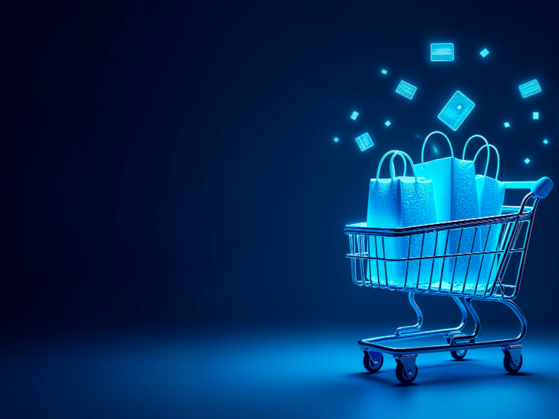E-commerce mobile app preview