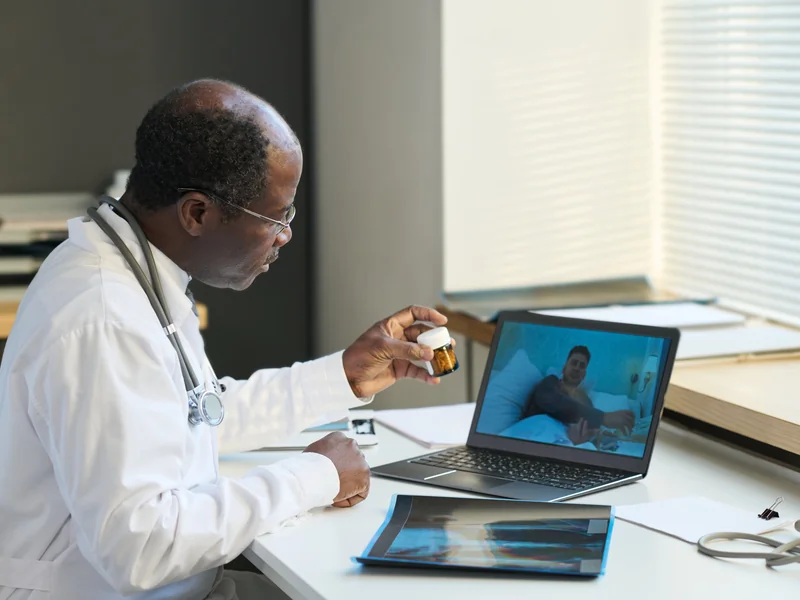 Healthcare and Telemedicine Flutter app