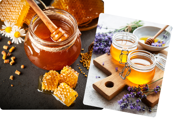 Royal Apiaries premium honey collection