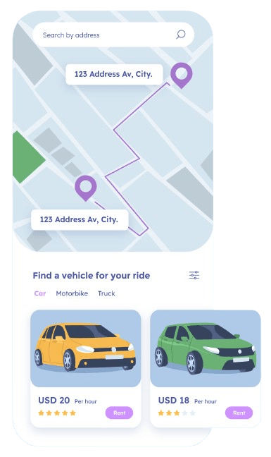 rideshare carpooling app development