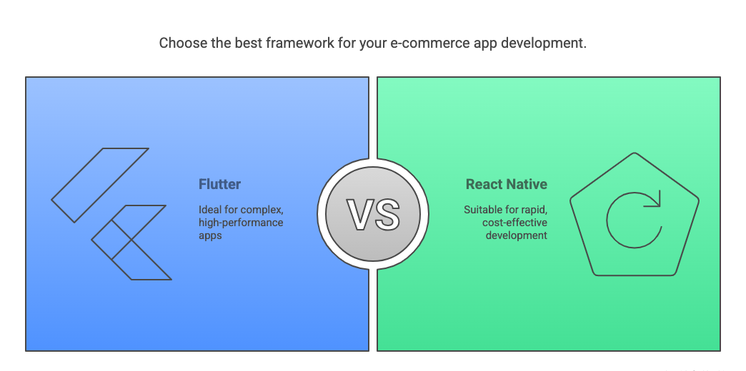 Flutter vs. React Native for Your E-Commerce App