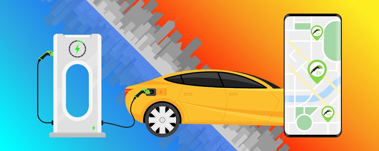 EV charger Locator app features list