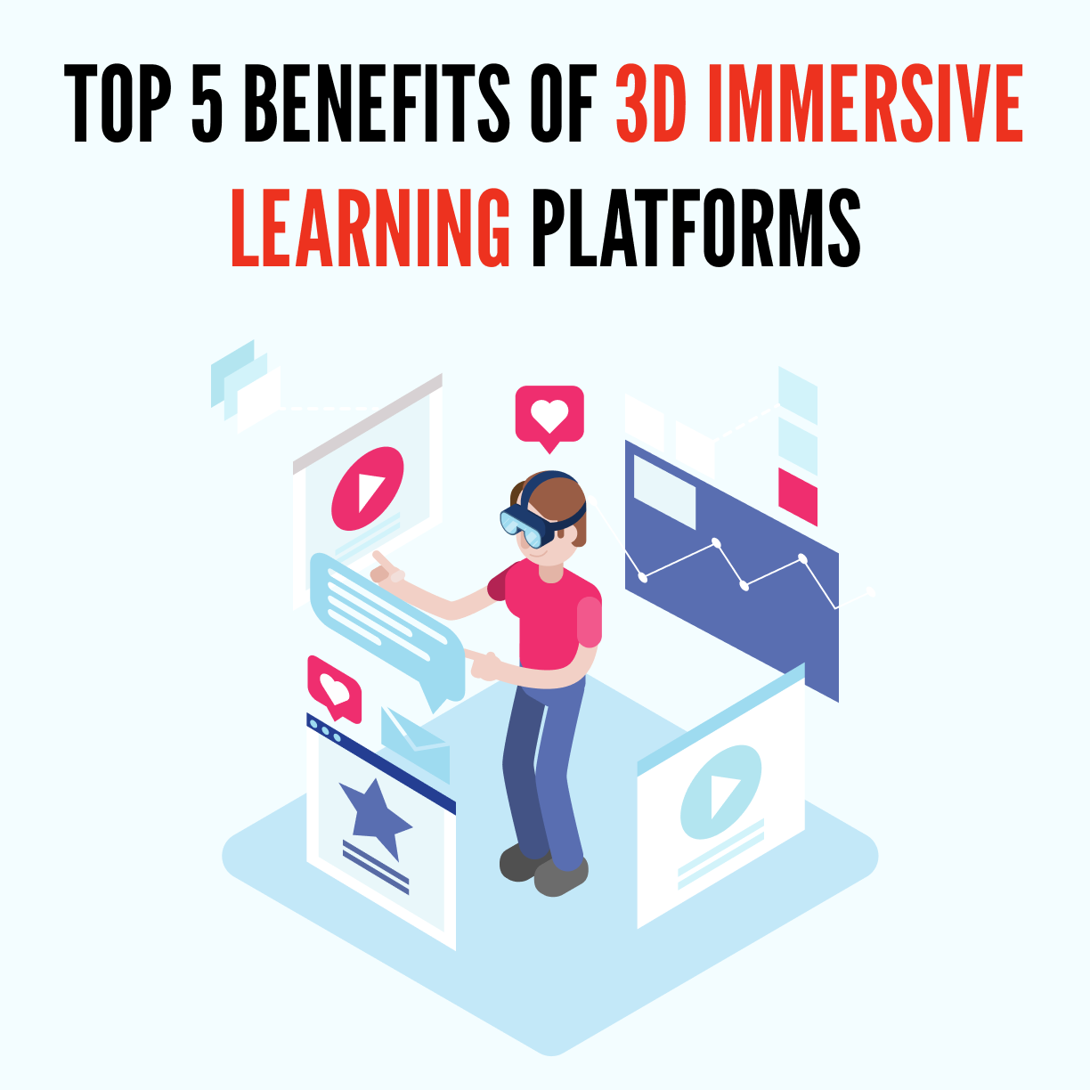 Top 5 Benefits of 3D Immersive Learning Platforms