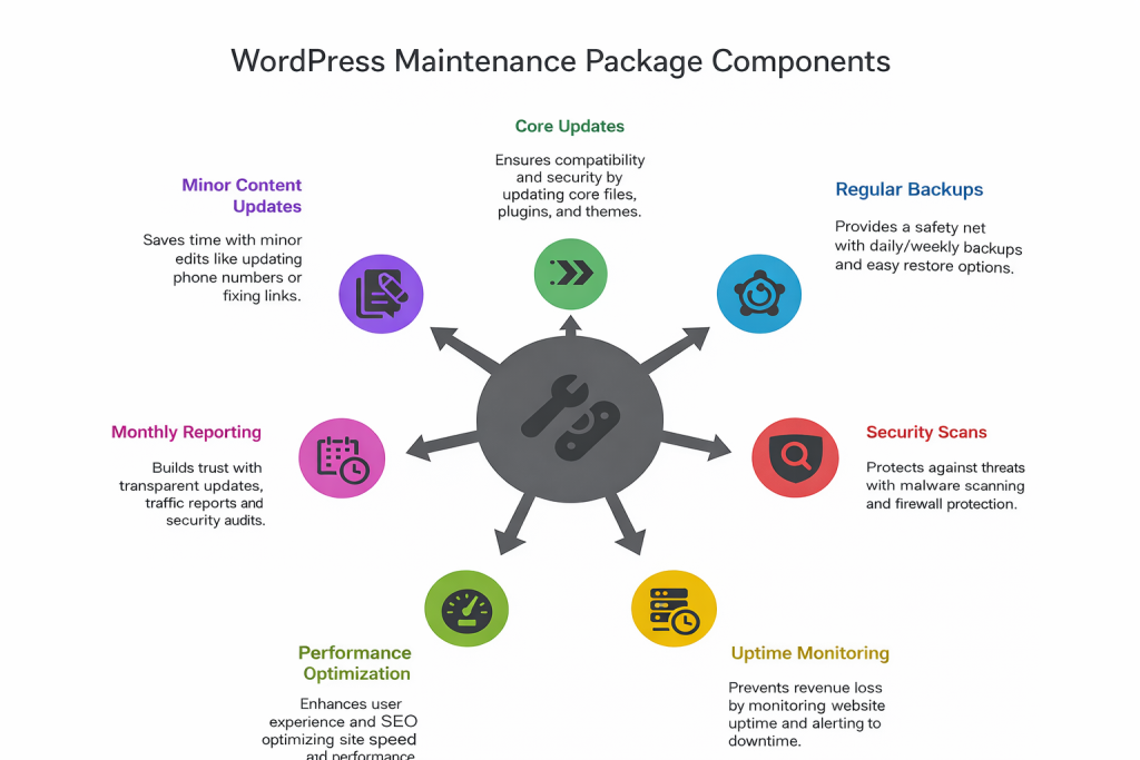 Wordpress maintenance package components