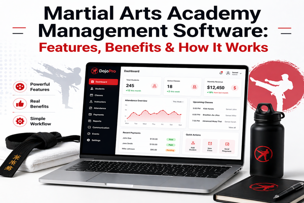 martial arts academy mangement software
